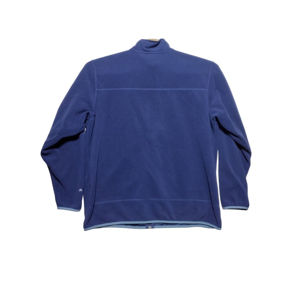 L.L. Bean Men's Vintage Fleece Zip Up Polartec Navy Blue XL Sweatshirt - Picture 3 of 7